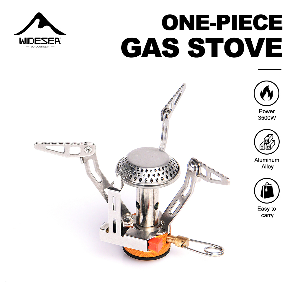 Camping Cooking Easy - Widesea One-Piece Gas Stove 3500W Aluminum