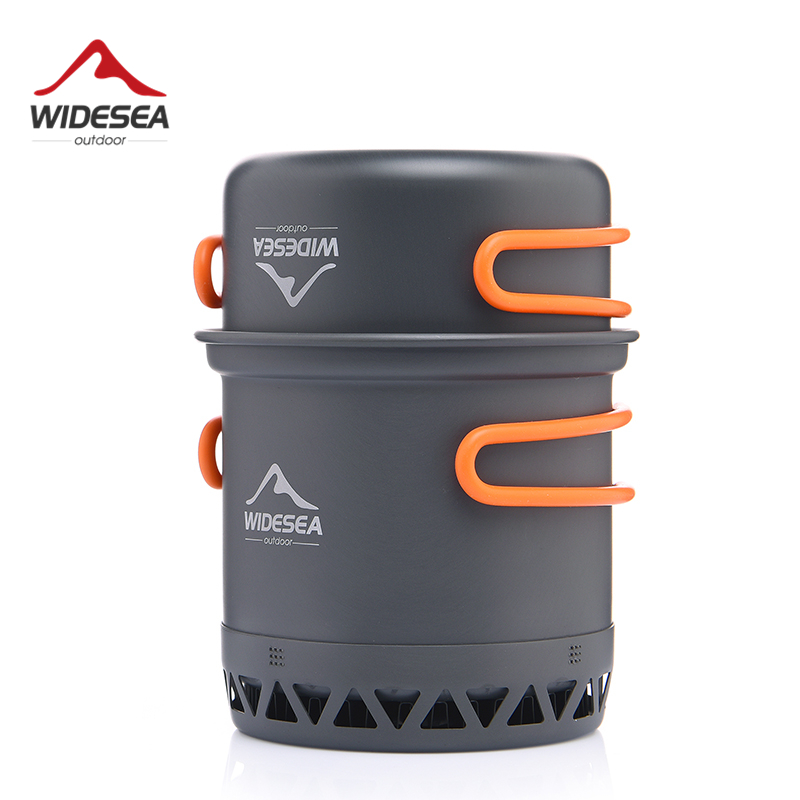 Camping Cooking Bundle - Widesea Camping Pot 1.3L 2.3L Cookware