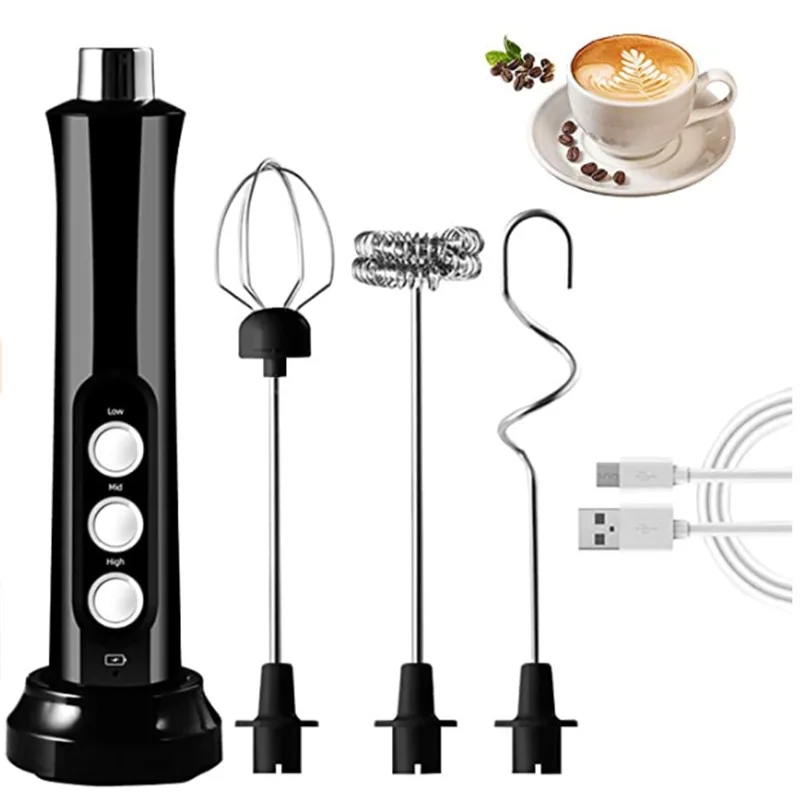 Pocket Coffee Maker - 3 In 1 Electric Milk Frother