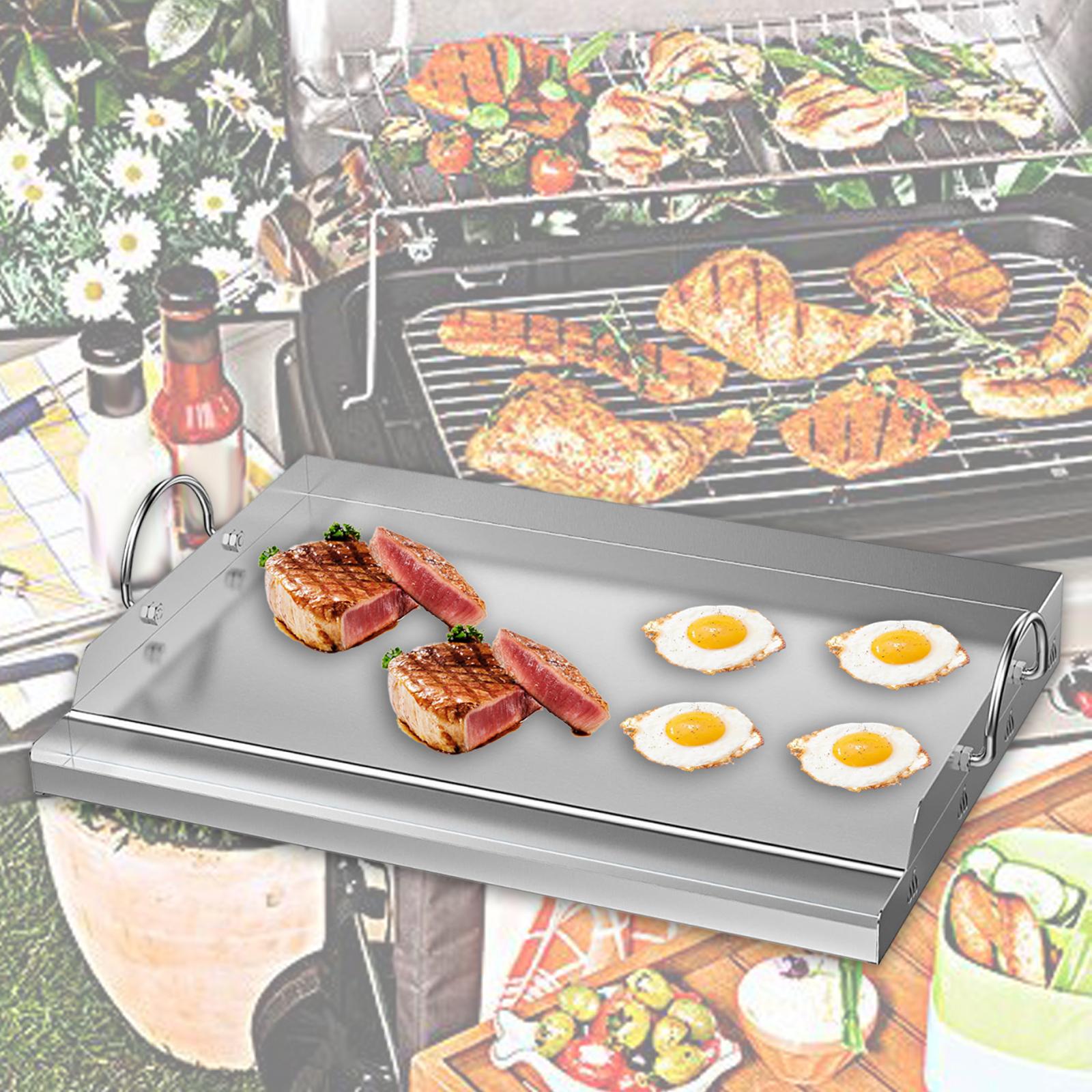 Camping Cooking Flat Top - Stainless Steel Cooking Griddle BBQ Tools