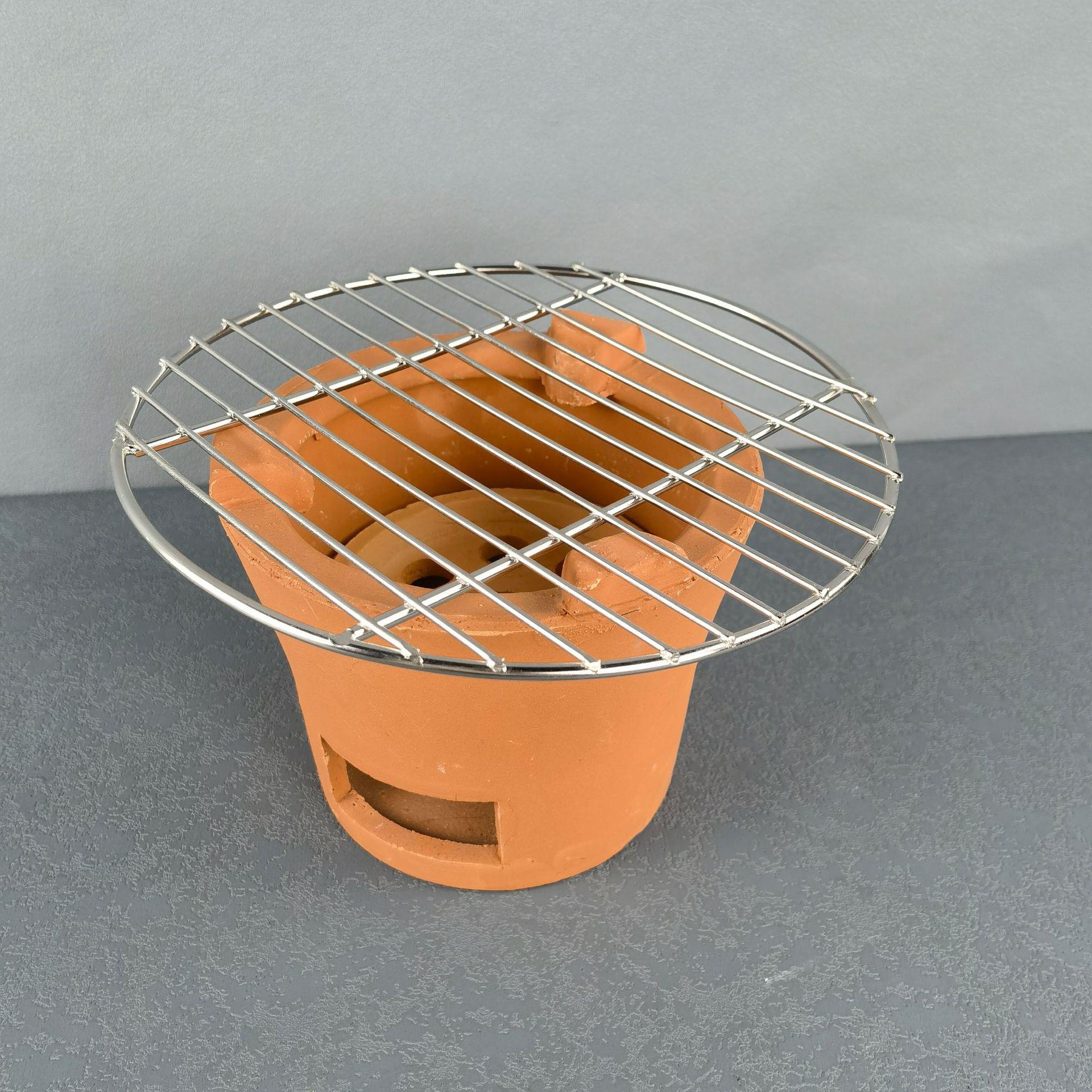 Camping Cooking Utensil Holder - Stainless Steel Woven BBQ Grill Camping