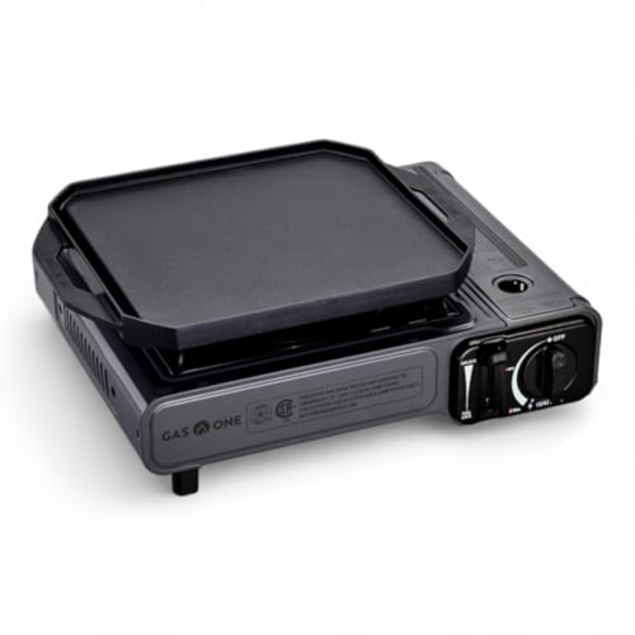 Camping Cooking Flat Top - GasOne GS-1000G-KIT Butane Gas Stove with