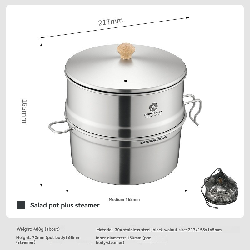 Camping Cooking Snow - S371-C1 camping snow roller bowl pot