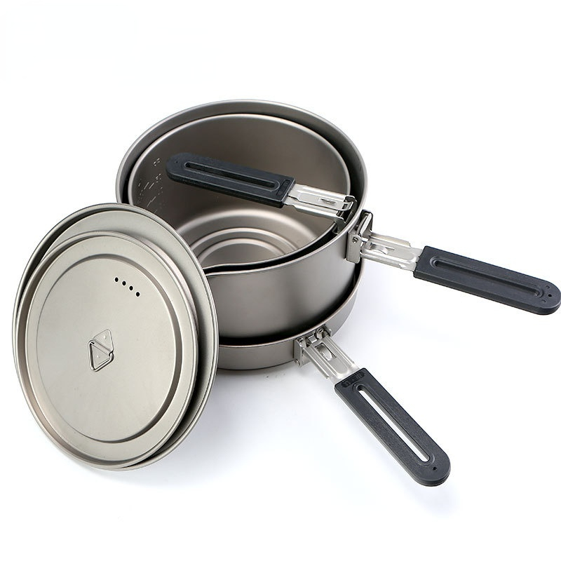 Frying Pot Cooking Pot Pure Ti - Camping Cooking Noodles 评论和价格