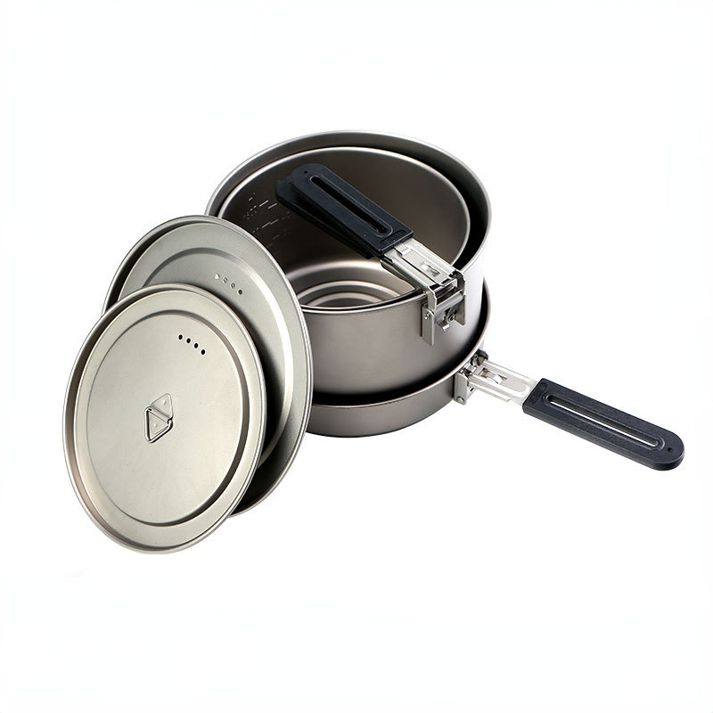 Frying Pot Cooking Pot Pure Ti - Camping Cooking Noodles 评论和价格