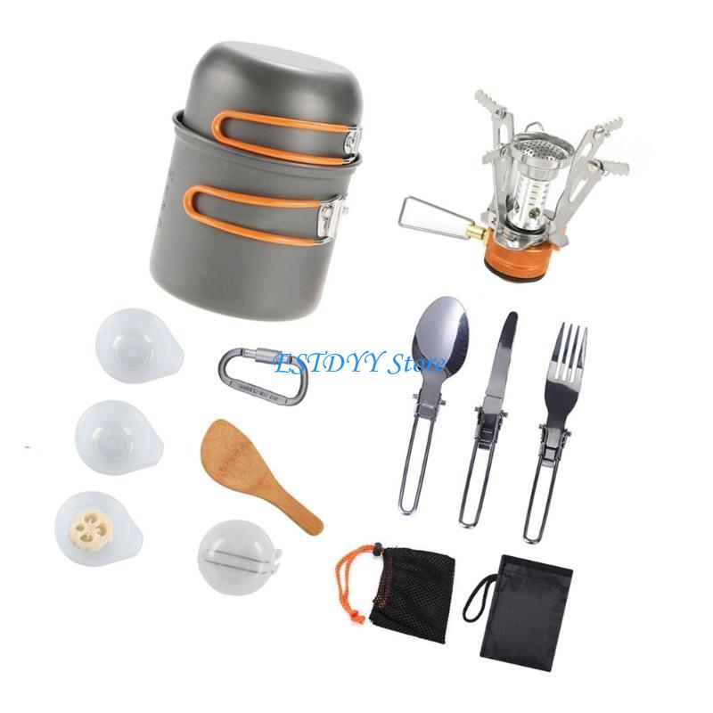 G6DE Camping Cookware Kits Fol - Camping Cooking Easy 评论和价格