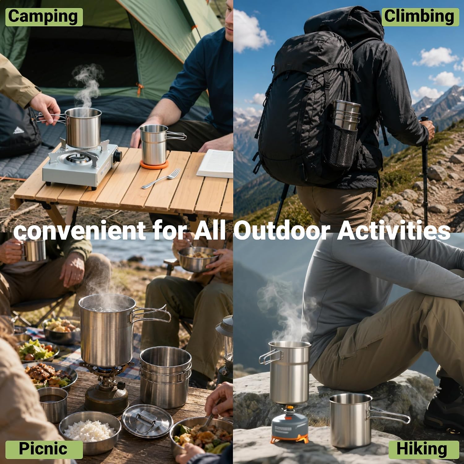 Foldable Camping Cups Mugs Cam - Camping Cooking Recipes 评论和价格