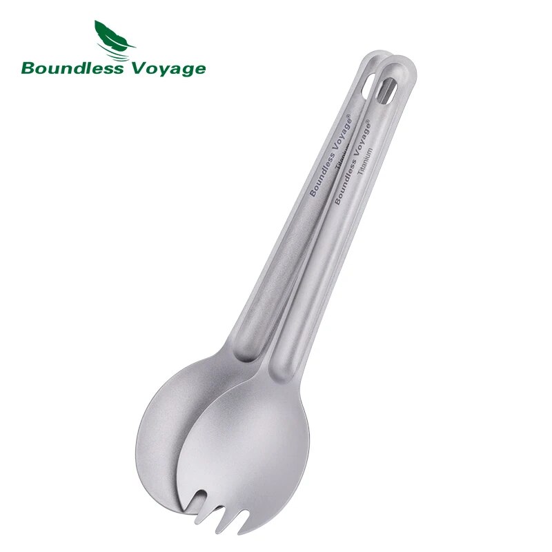 Boundless Voyage Titanium Cutl - Camp Spork Set 评论和价格