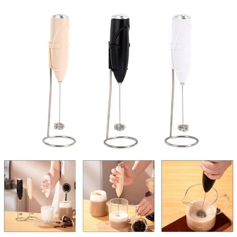 1 Set of Electric Milk Mixer + - Pocket Coffee Maker 评论和价格