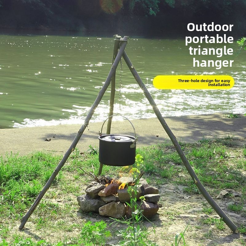 Outdoor BBQ Tripod Portable De - Camping Cooking Tripod 评论和价格