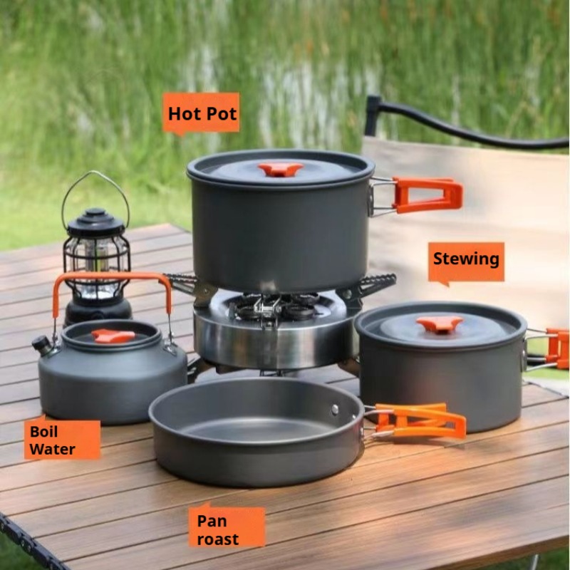 Portable Large Capacity Pot Co - Camping Cooking Easy 评论和价格