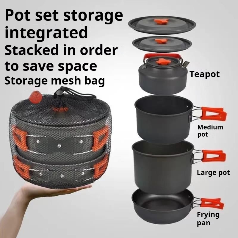Portable Large Capacity Pot Co - Camping Cooking Easy 评论和价格