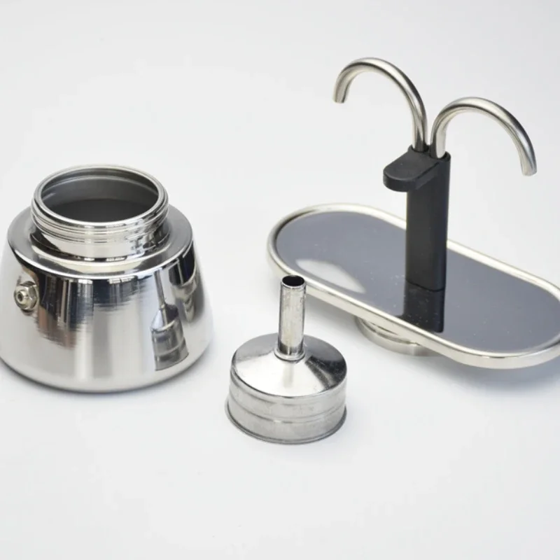 200ML Mini Moka Pot Double Tub - Pocket Coffee Maker 评论和价格