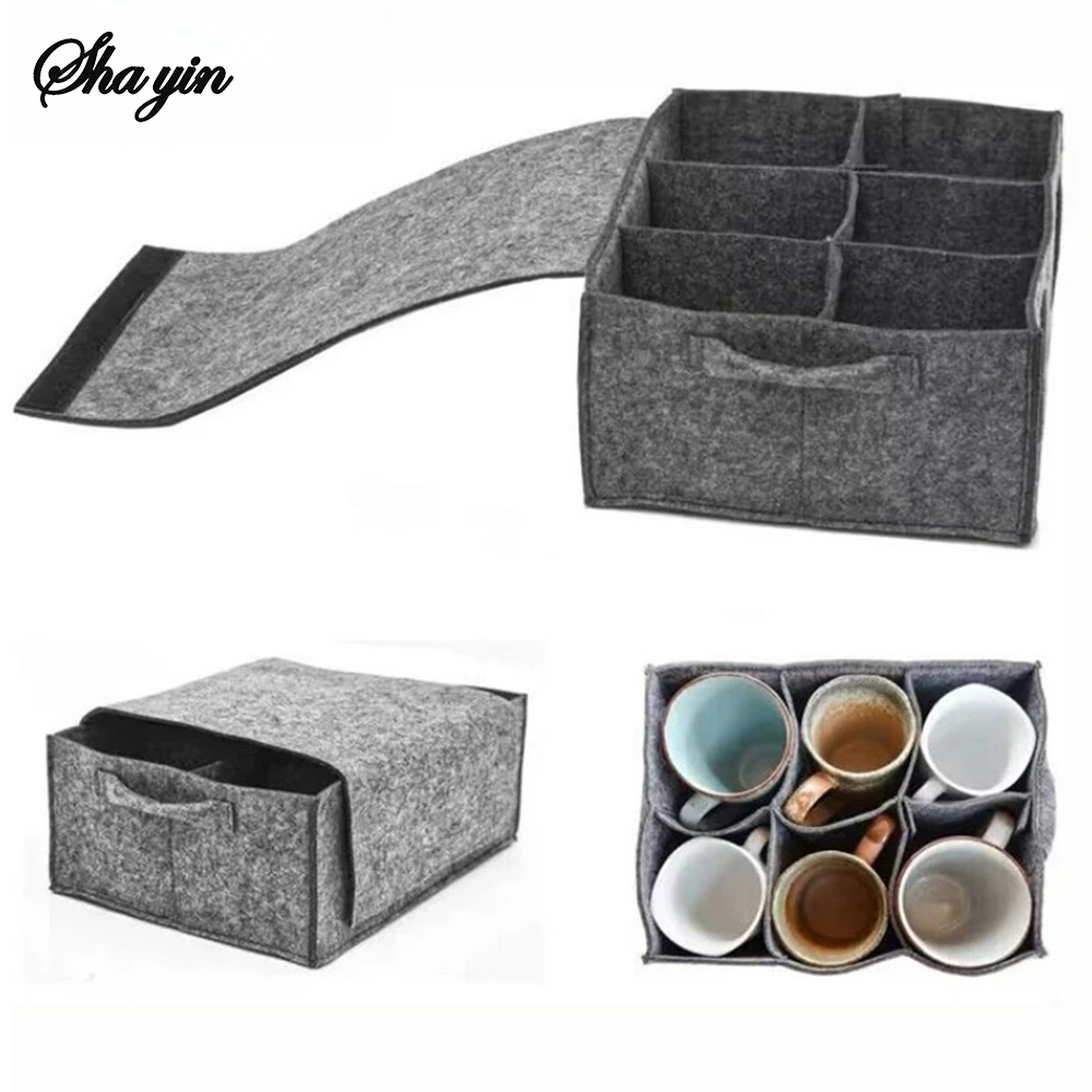 Felt Plate Dish Cup Storage Ba - Camping Cooking Utensil Holder 评论和价格