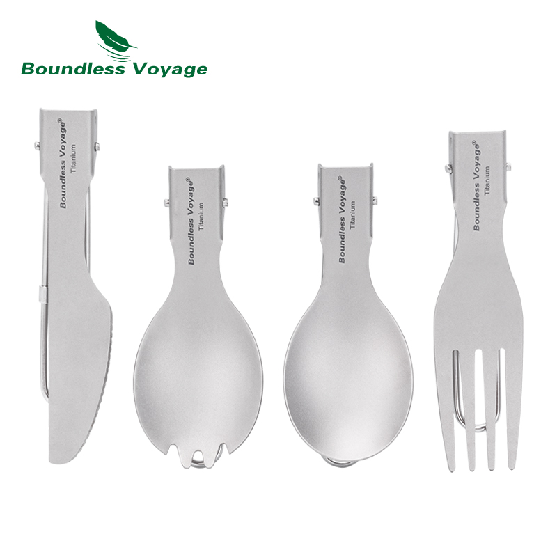 Boundless Voyage Titanium Fold - Camp Spork Set 评论和价格