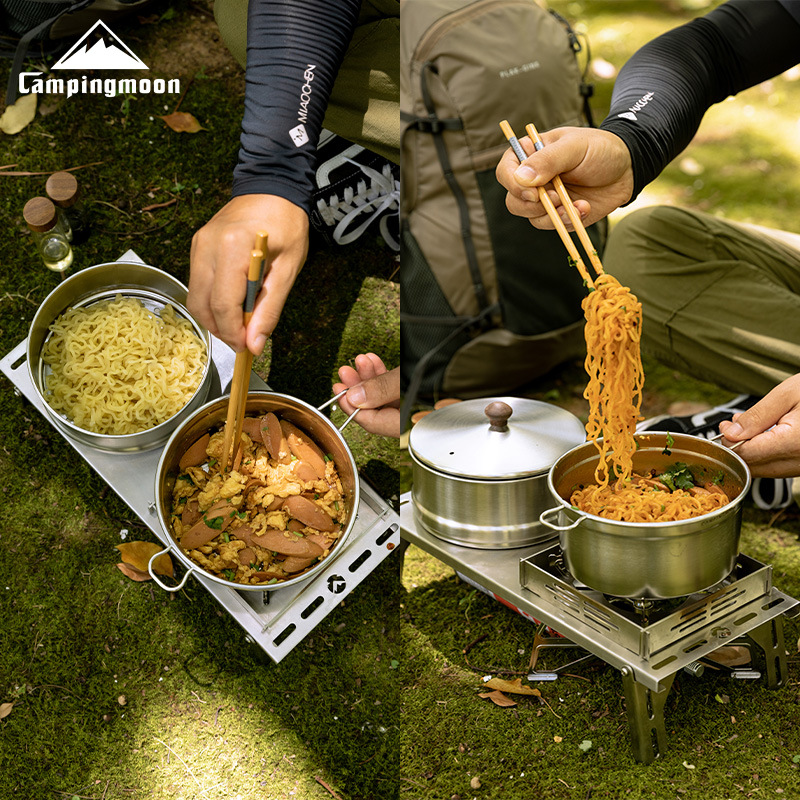 CAMPINGMOON S371 Sera Pot With - Camping Cooking Noodles 评论和价格