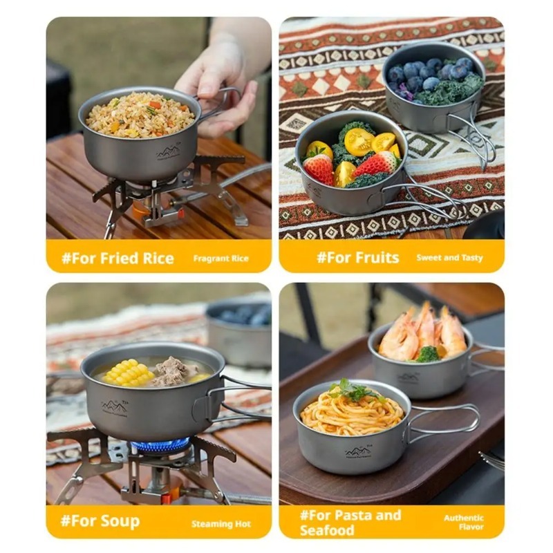 Ultralight Titanium Camping Po - Camping Cooking Noodles 评论和价格