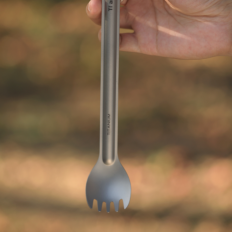 Tiartisan Pure Titanium Cutler - Camp Spork Set 评论和价格