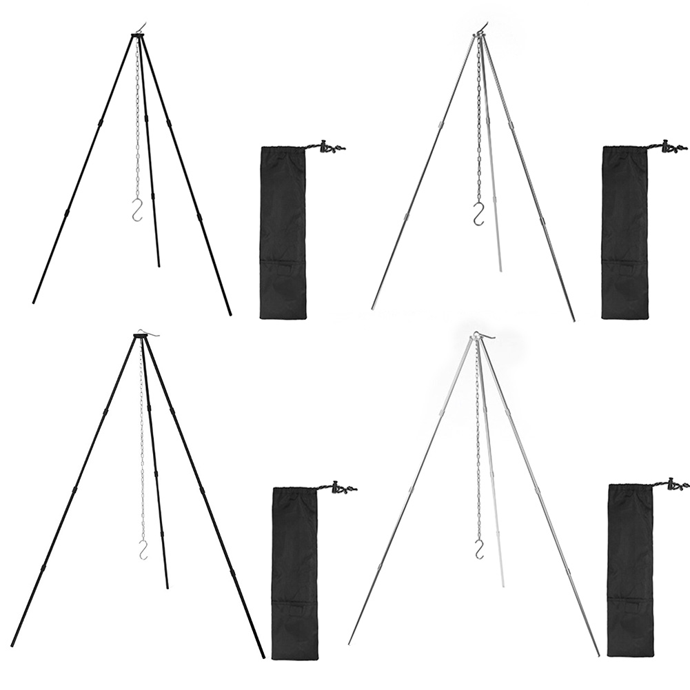 Outdoor Cooking Tripod Portabl - Camping Cooking Tripod 评论和价格