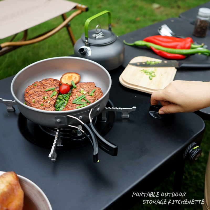 Portable Mobile Camping Kitche - Camping Cooking Box 评论和价格