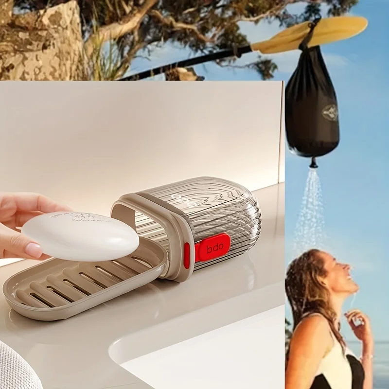 Portable Soap Box Travel Leakp - Camping Cooking Utensil Holder 评论和价格