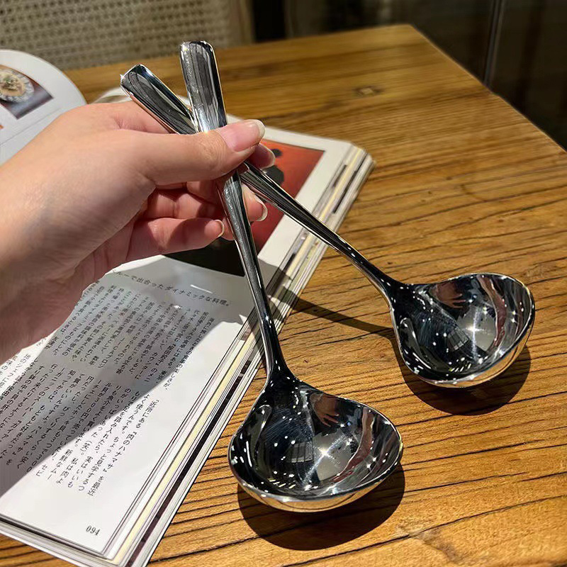 New 1PC Stainless Steel Spoon  - Camping Cooking Noodles 评论和价格