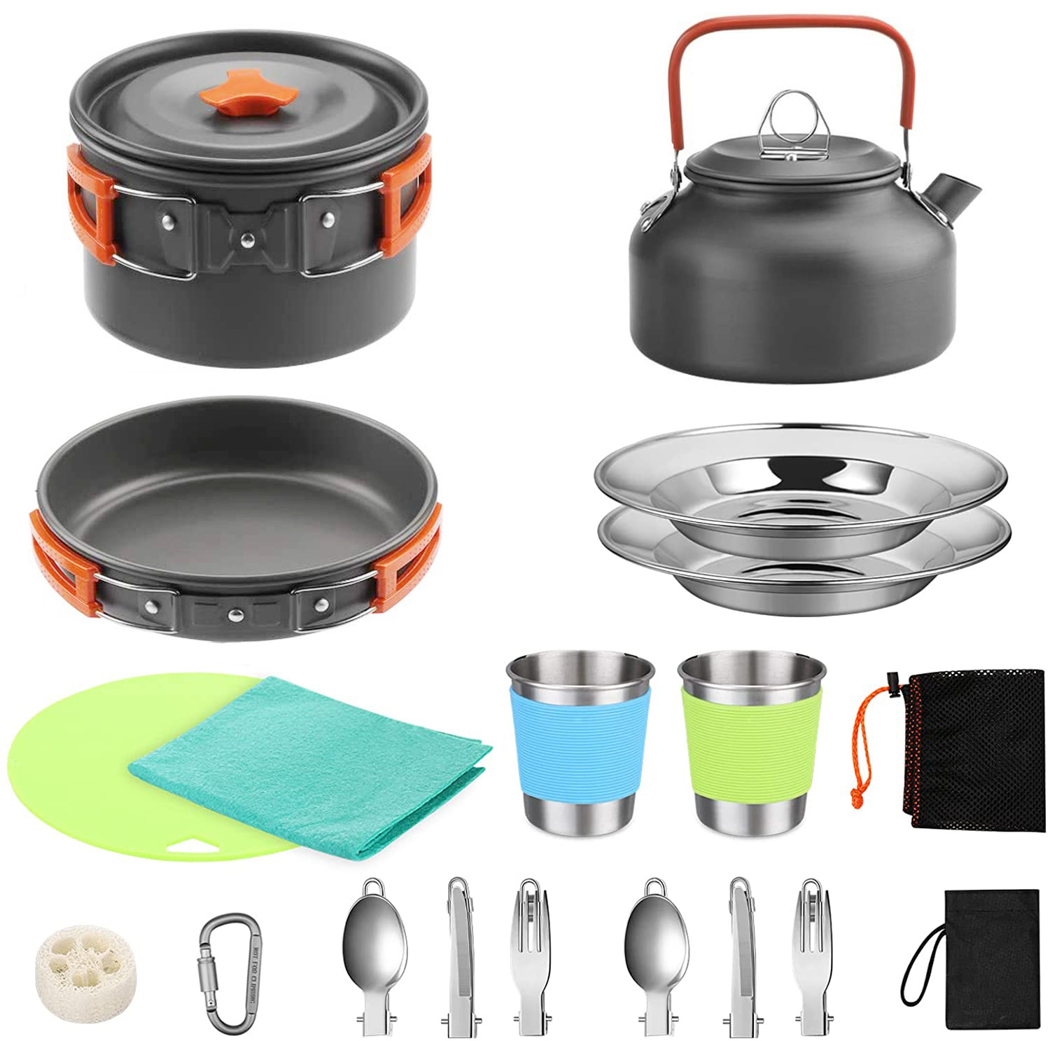 Complete 2-3 Person Camping Co - Camping Cooking Easy 评论和价格