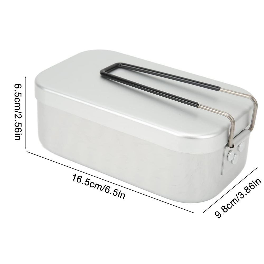 800ML Aluminum Lunch Boxes Out - Camping Cooking Box 评论和价格