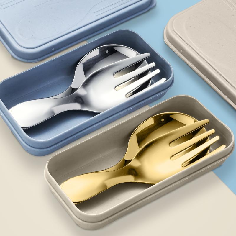 Stainless Steel Tableware Set  - Camping Cooking Box 评论和价格