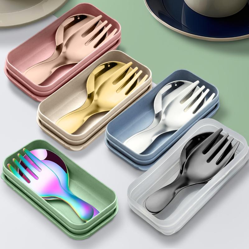 Stainless Steel Tableware Set  - Camping Cooking Box 评论和价格