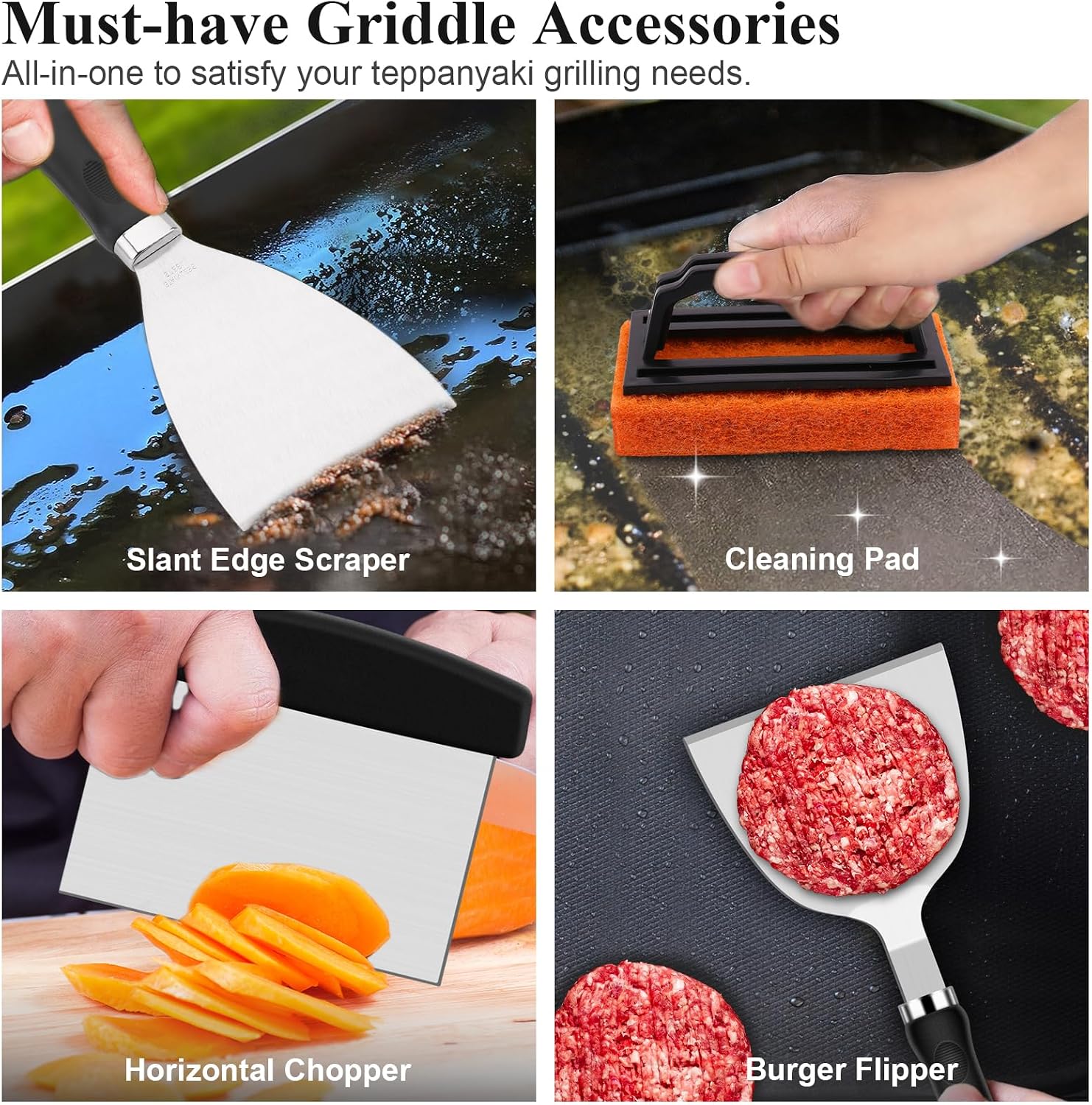 27Pcs Flat Top Griddle Accesso - Camping Cooking Flat Top 评论和价格