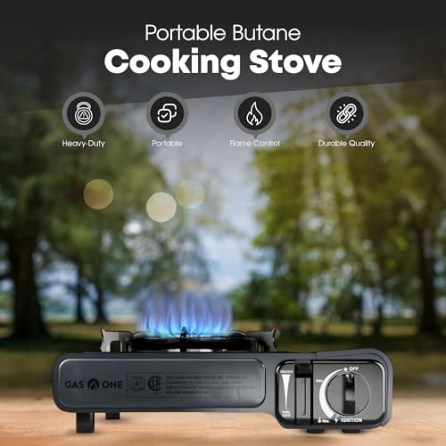 GasOne GS-1000G-KIT Butane Gas - Camping Cooking Flat Top 评论和价格