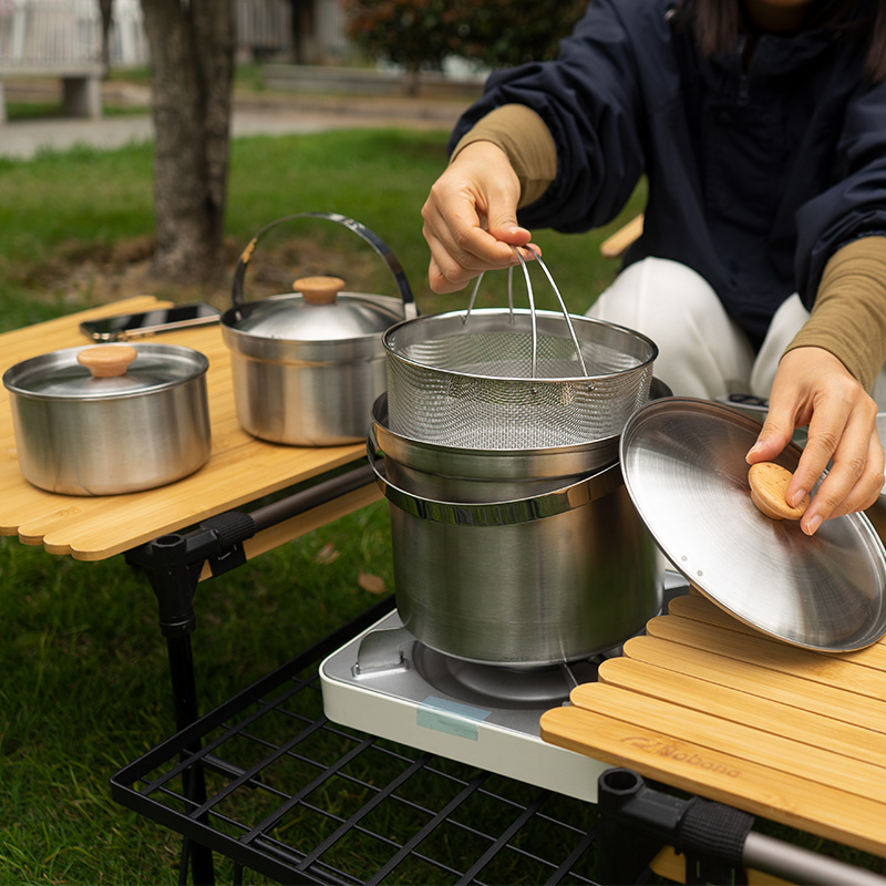 NOBANA Newest Outdoor Stainles - Camping Cooking Recipes 评论和价格