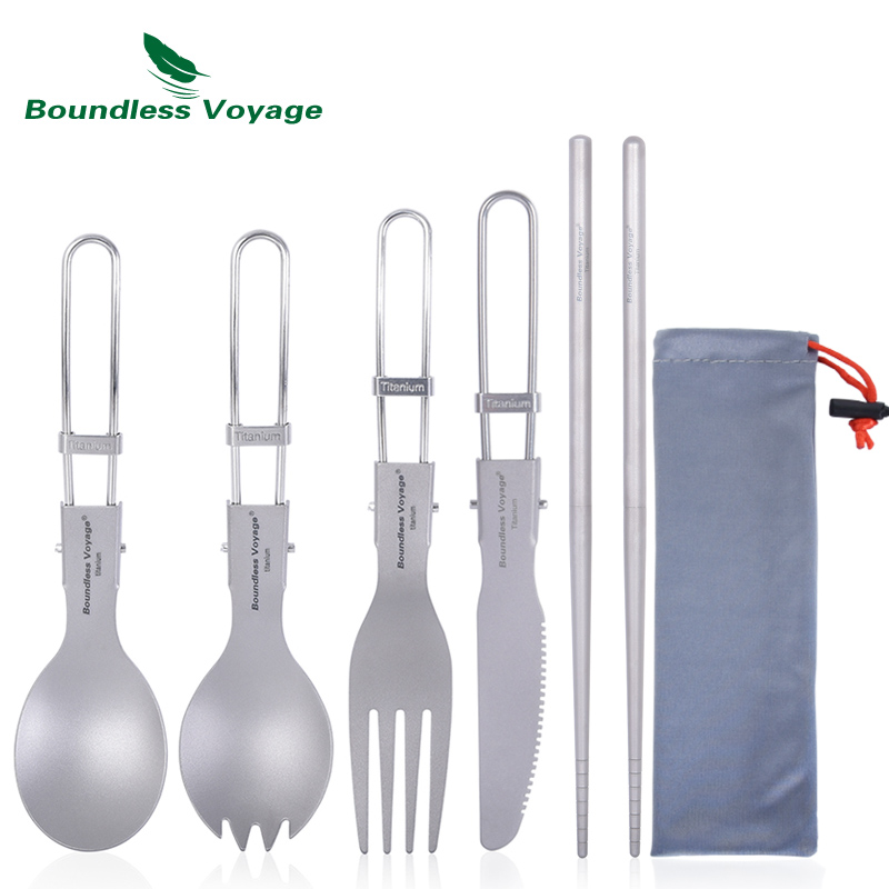 Boundless Voyage Titanium Camp - Camp Spork Set 评论和价格