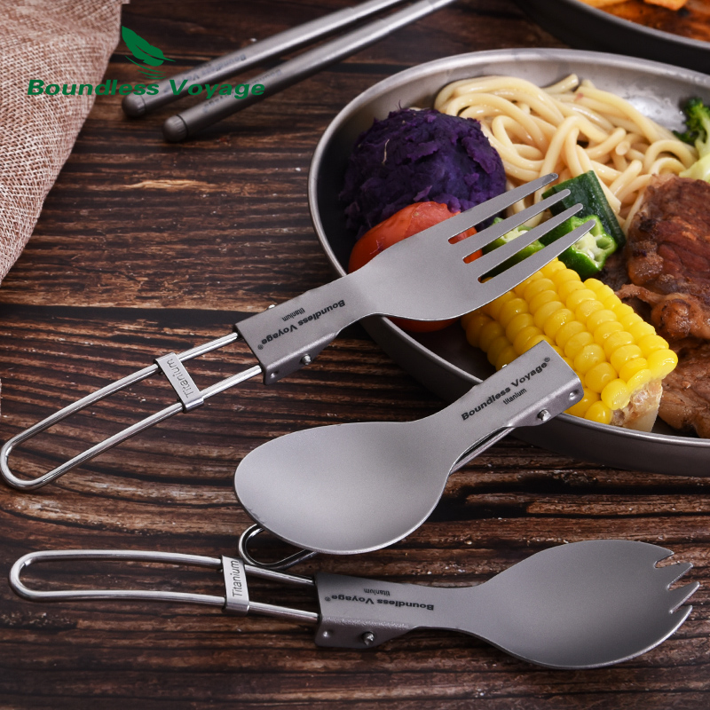 Boundless Voyage Titanium Camp - Camp Spork Set 评论和价格
