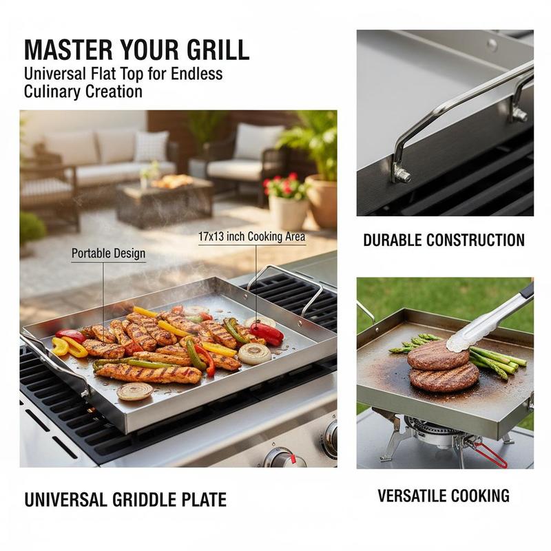 Rectangular Flat Top Plate 17x - Camping Cooking Flat Top 评论和价格