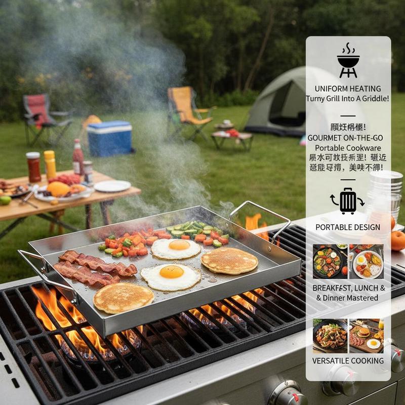 Rectangular Flat Top Plate 17x - Camping Cooking Flat Top 评论和价格