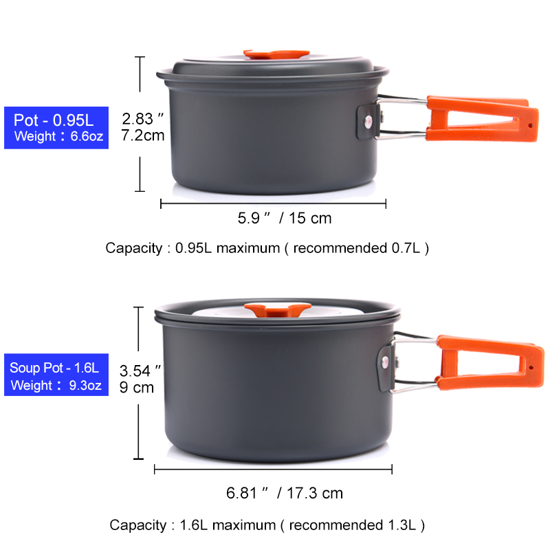 Widesea Camping Outdoor Cookwa - Camping Cooking Recipes 评论和价格