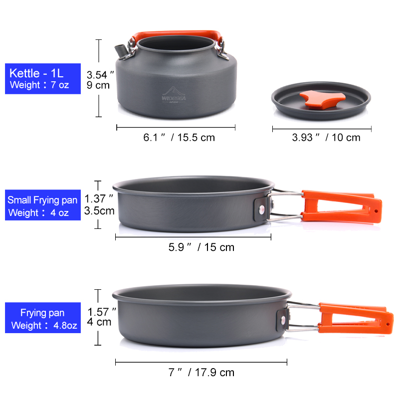 Widesea Camping Outdoor Cookwa - Camping Cooking Recipes 评论和价格