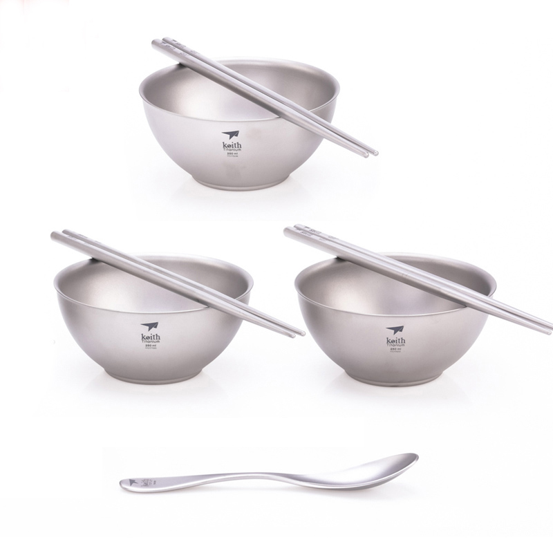 Keith Cooking Set, Titanium Bo - Camping Cooking Noodles 评论和价格