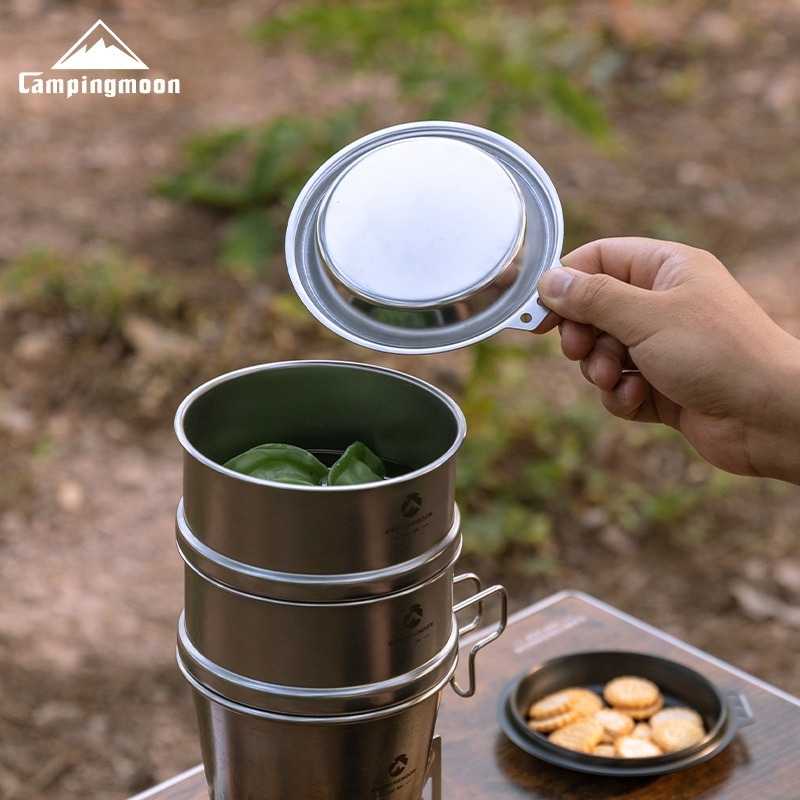 CAMPINGMOON S-SD Stainless Ste - Camping Cooking Snow 评论和价格