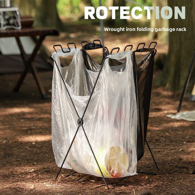 Portable Folding Garbage Bag H - Camping Cooking Utensil Holder 评论和价格