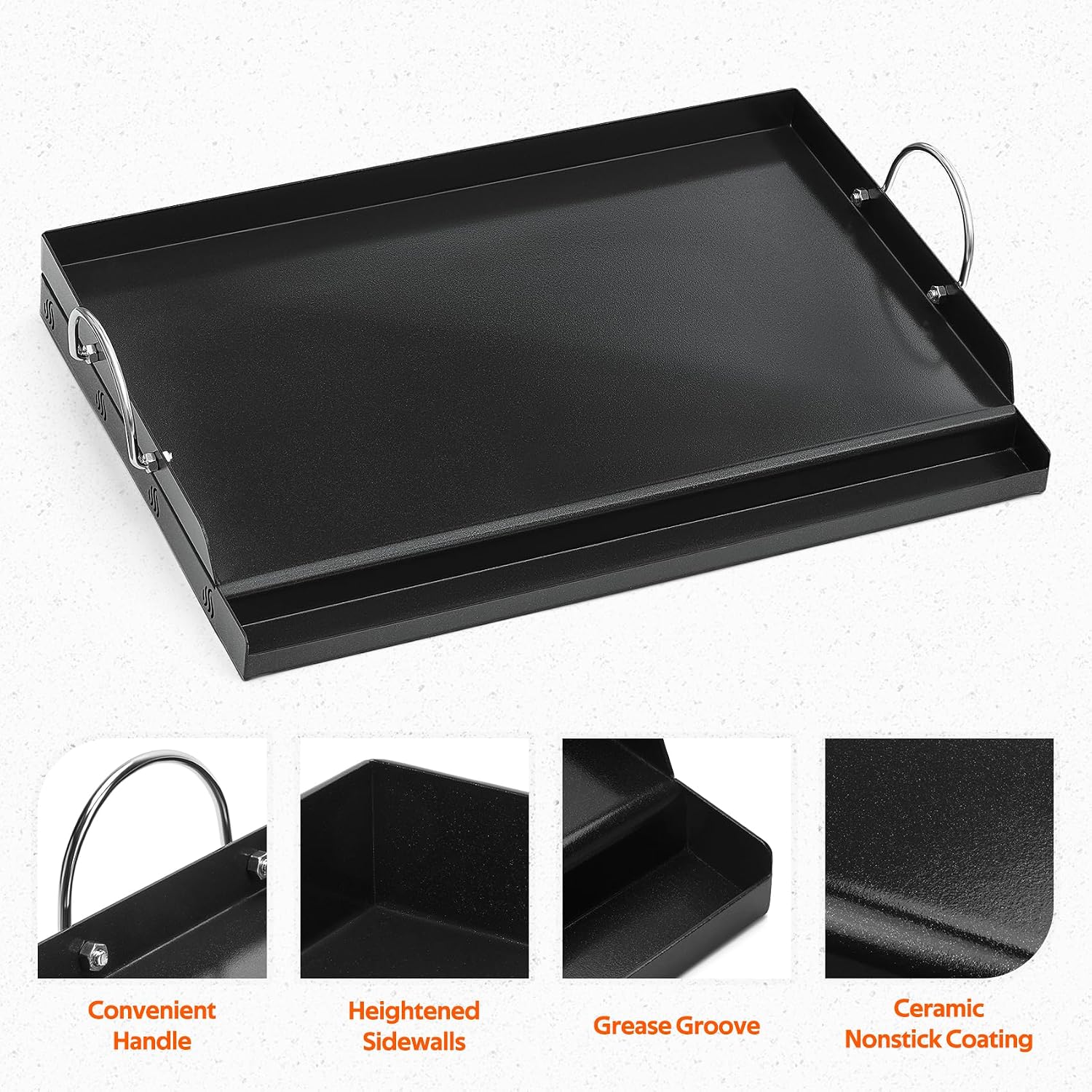 Universal BBQ Griddle Flat Top - Camping Cooking Flat Top 评论和价格