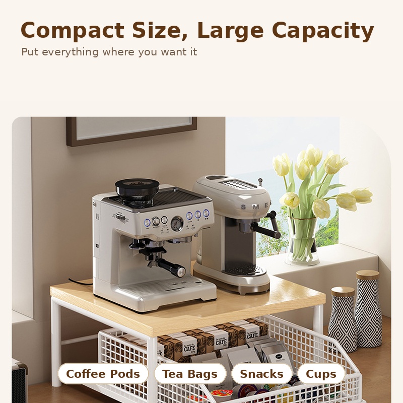 Coffee Machine Storage Rack Pu - Pocket Coffee Maker 评论和价格