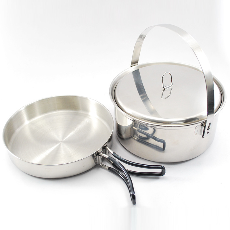 4P Stainless Steel Camping Coo - Camp Spork Set 评论和价格