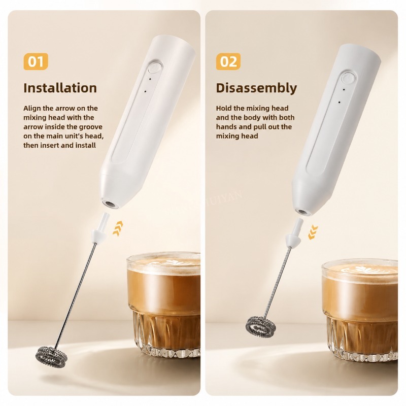 MINI Milk Frother USB Recharge - Pocket Coffee Maker 评论和价格