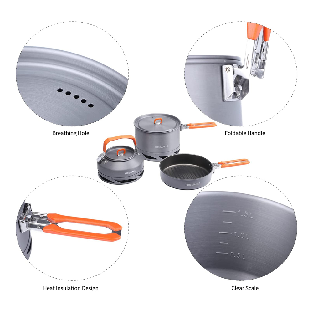 Fire Maple Camping Cookware Ut - Camping Cooking Recipes 评论和价格