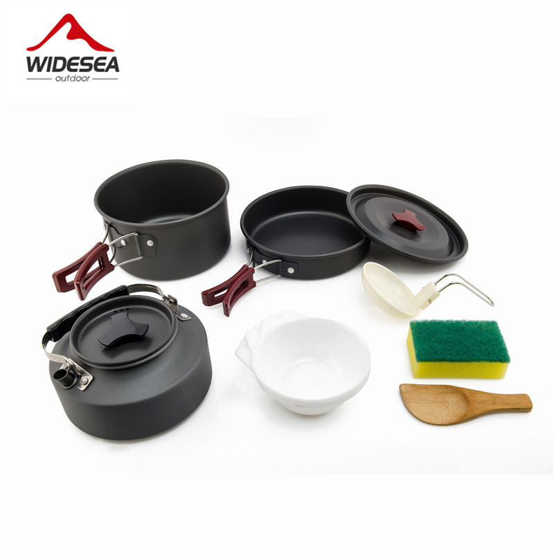 Widesea Camping Cookware Set O - Camping Cooking Bundle 评论和价格
