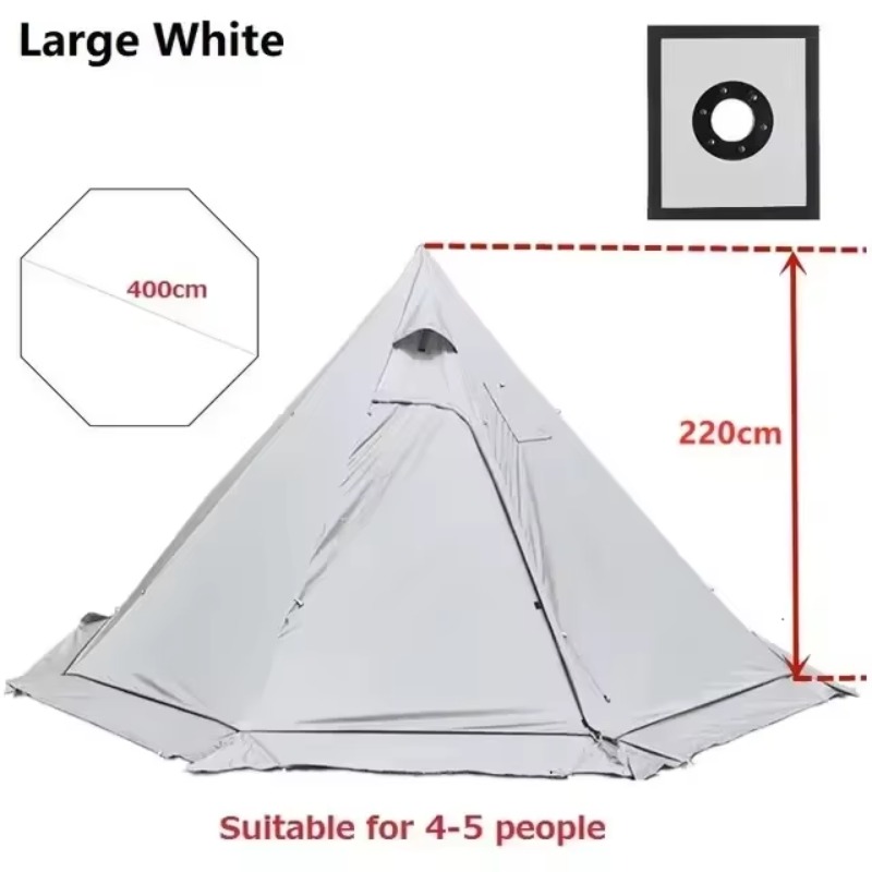 Pyramid Tent With Snow Skirt U - Camping Cooking Snow 评论和价格