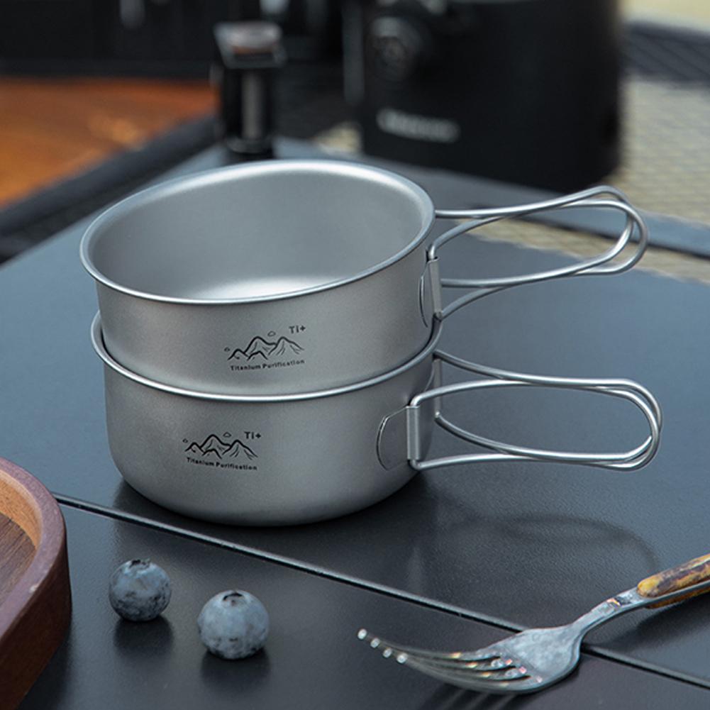 Compact Titanium Alloy Camping - Camping Cooking Noodles 评论和价格